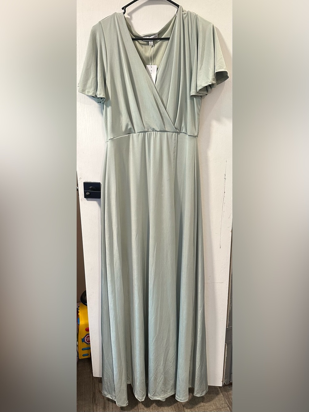 Baltic Born Maxi Wrap Dress in Green Size XL NWT